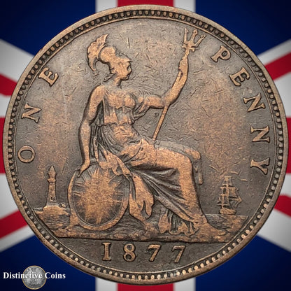 Great Britain 1877 Penny 1d GB6391