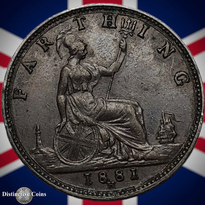 Great Britain 1881 H Farthing 1/4d GB3942