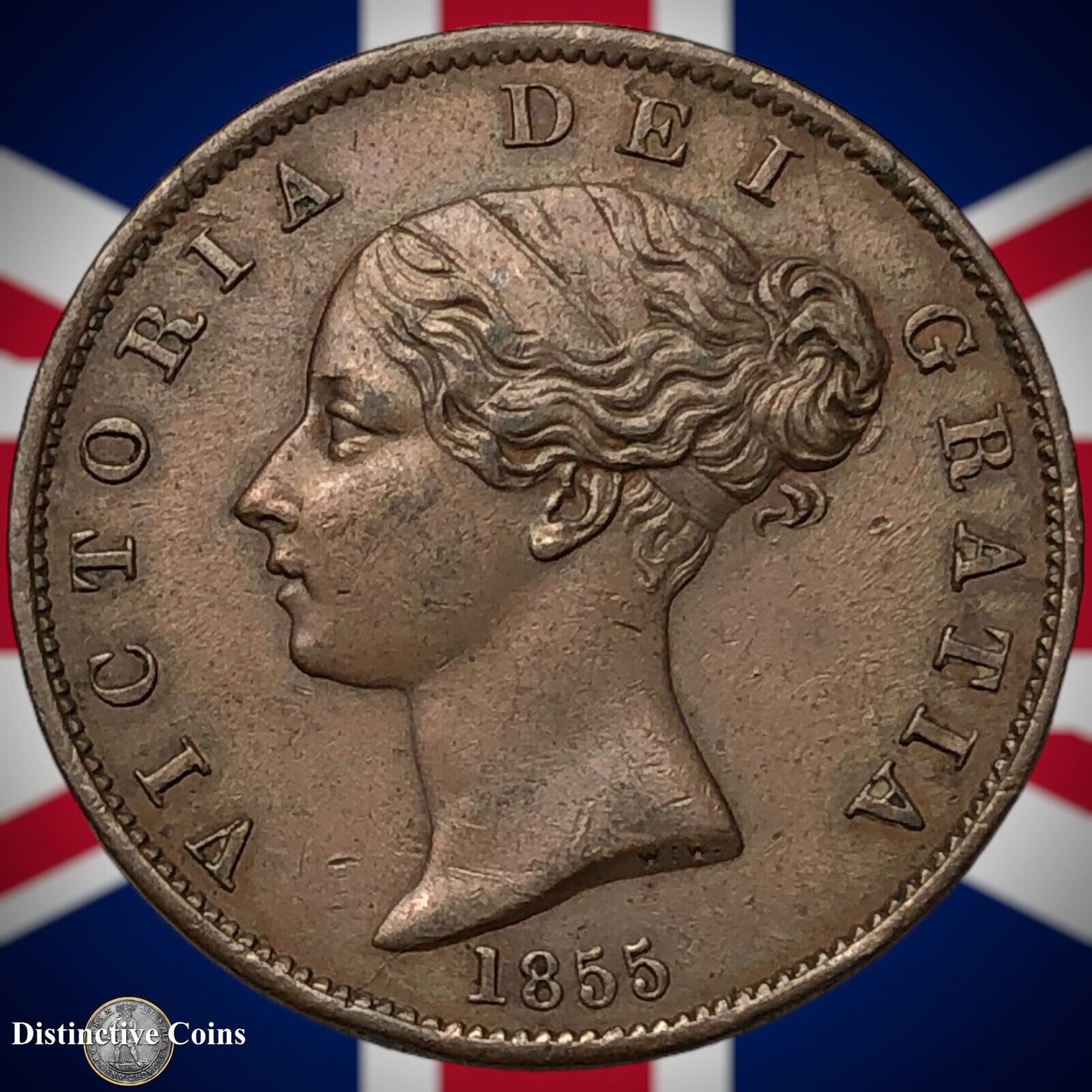 Great Britain 1855 Half Penny 1/2d GB5314