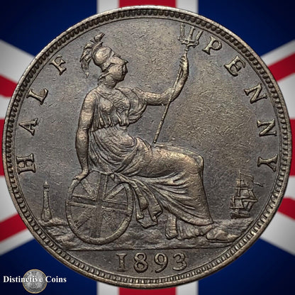 Great Britain 1893 Half Penny 1/2d GB5708