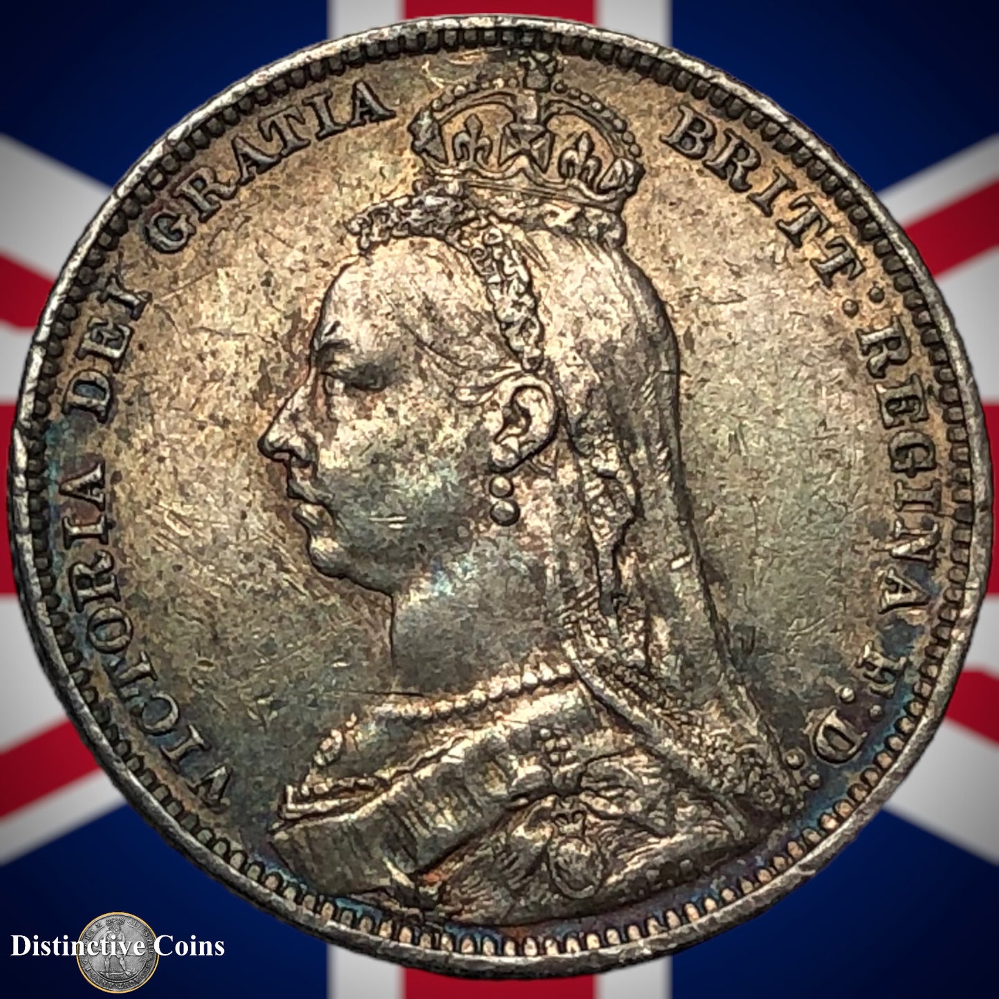 Great Britain 1891 British One Shilling GB0585