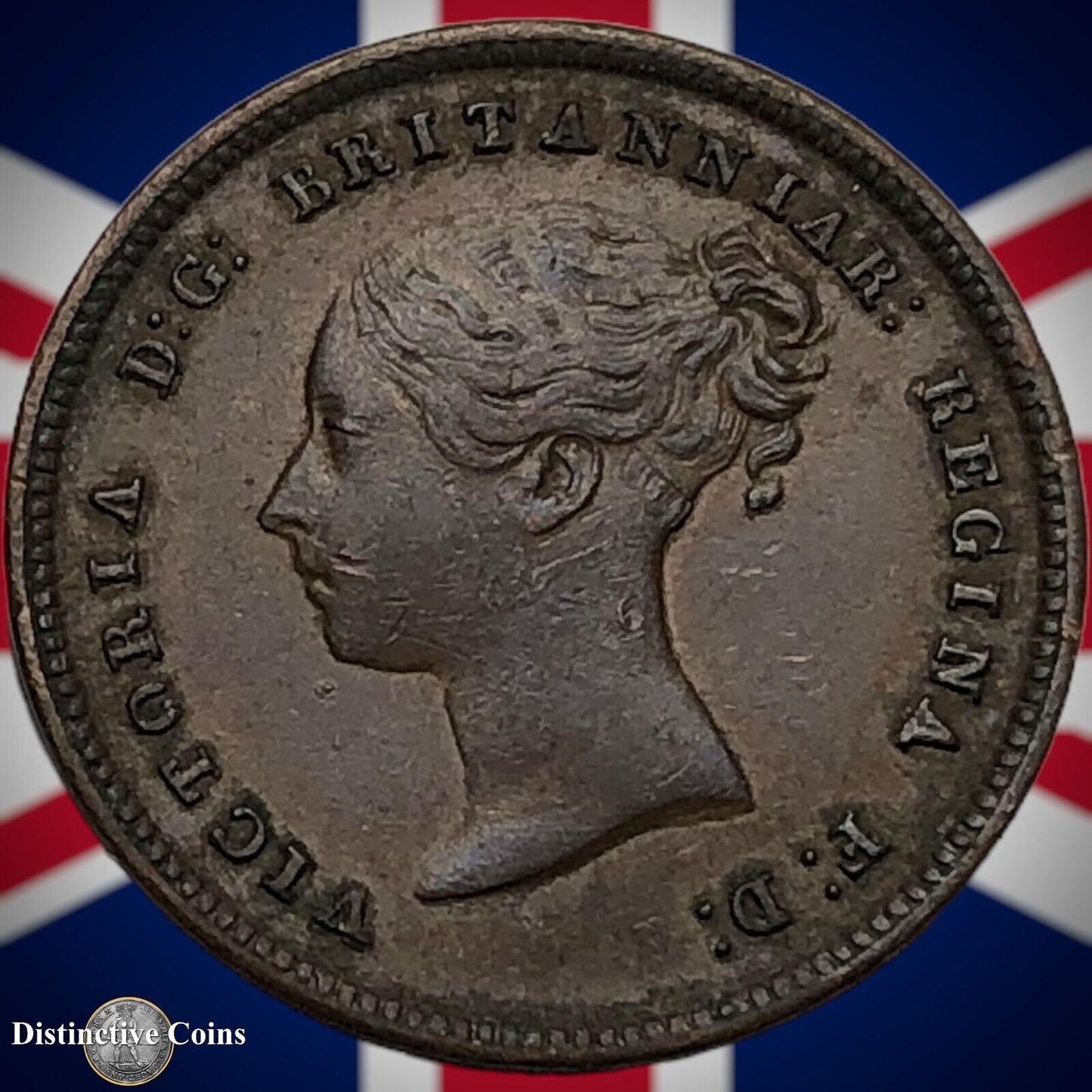 Great Britain 1844 Half Farthing 1/2 Penny GB3079