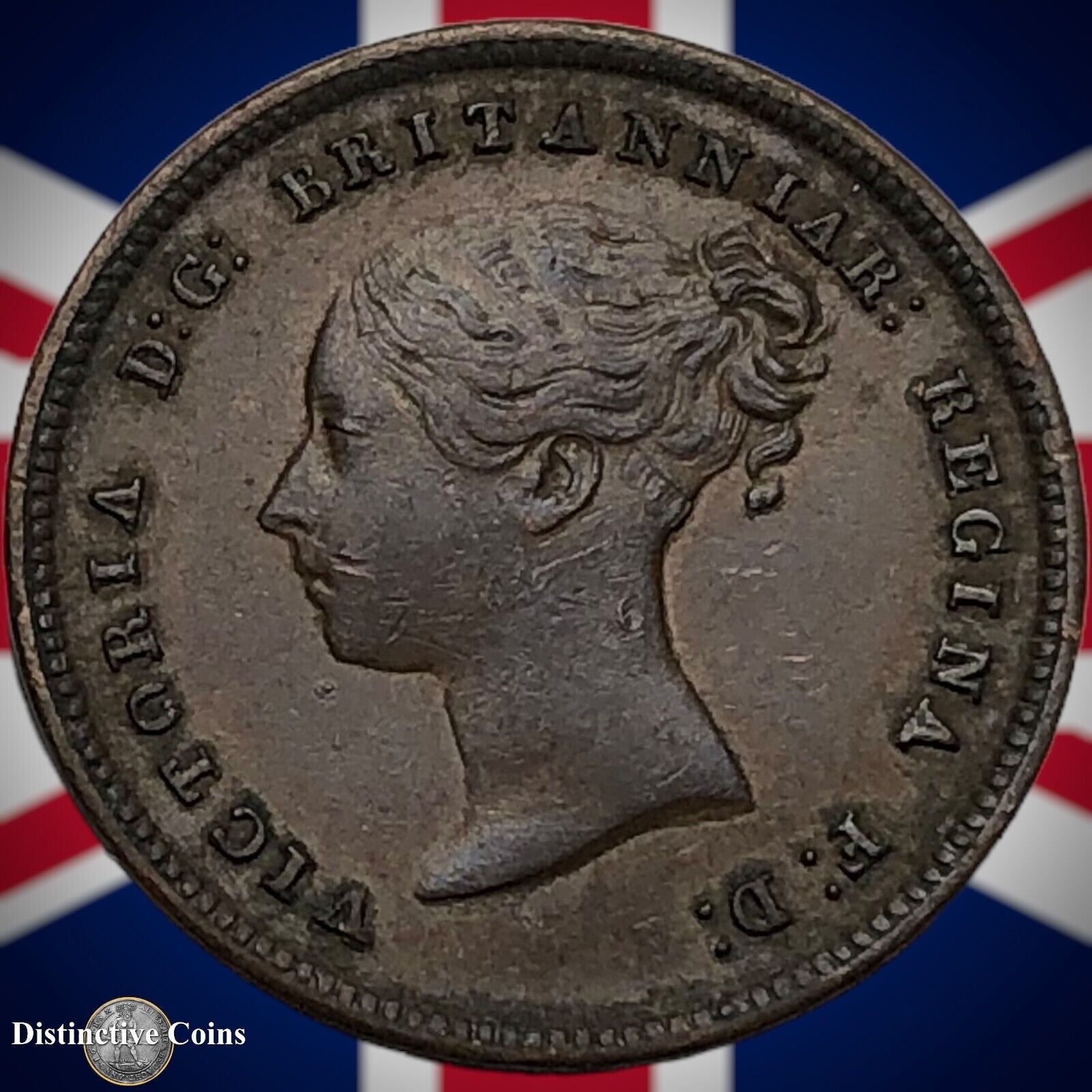 Great Britain 1844 Half Farthing 1/2 Penny GB3079
