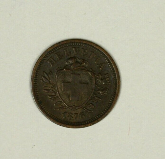 Switzerland   Rappen 1876   XF   A937