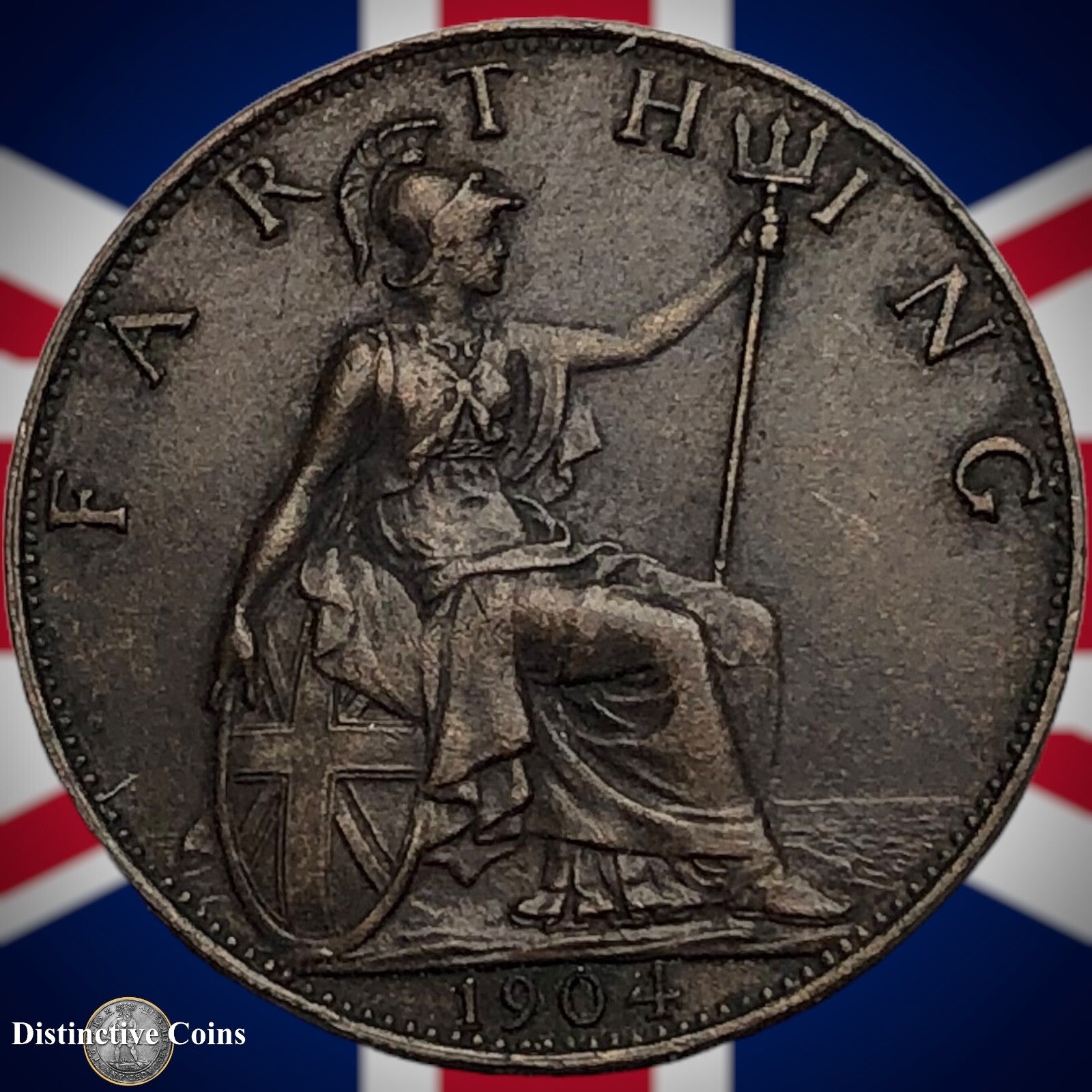 Great Britain 1904 Farthing 1/4d GB4552