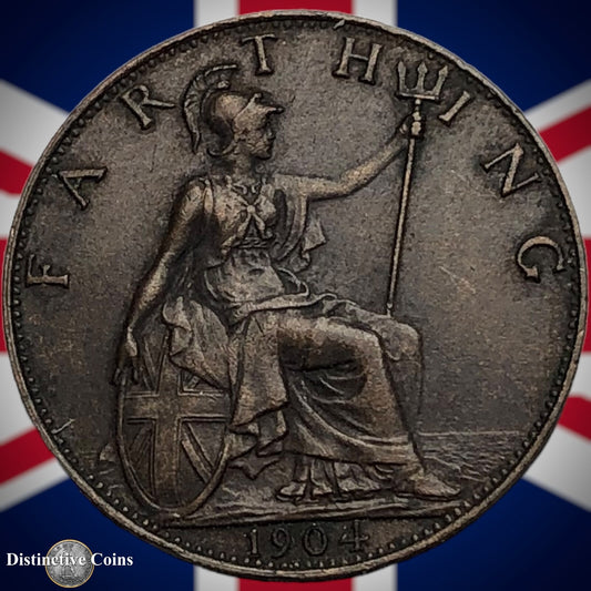 Great Britain 1904 Farthing 1/4d GB4552