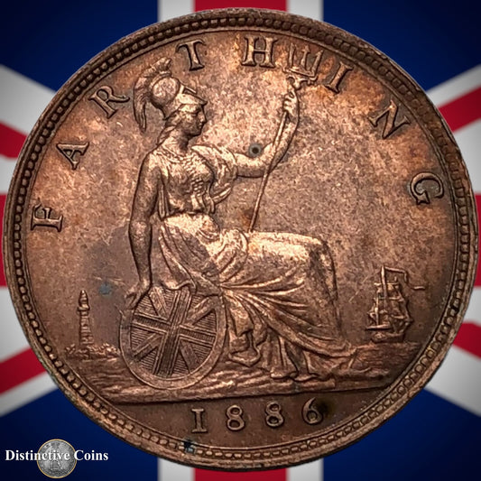 Great Britain 1886 Farthing 1/4d GB4226
