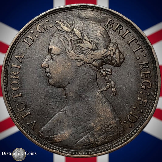 Great Britain 1877 Half Penny 1/2d GB5536