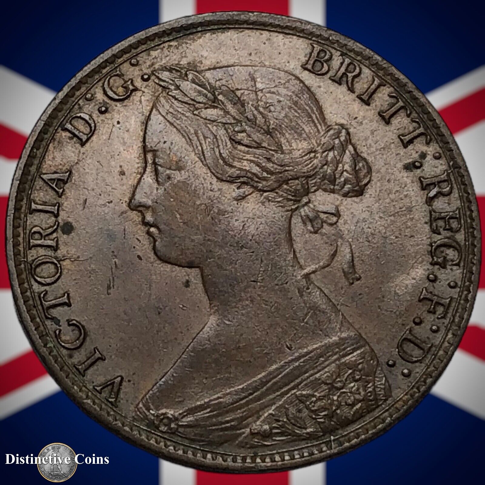 Great Britain 1861 Half Penny 1/2d GB5402