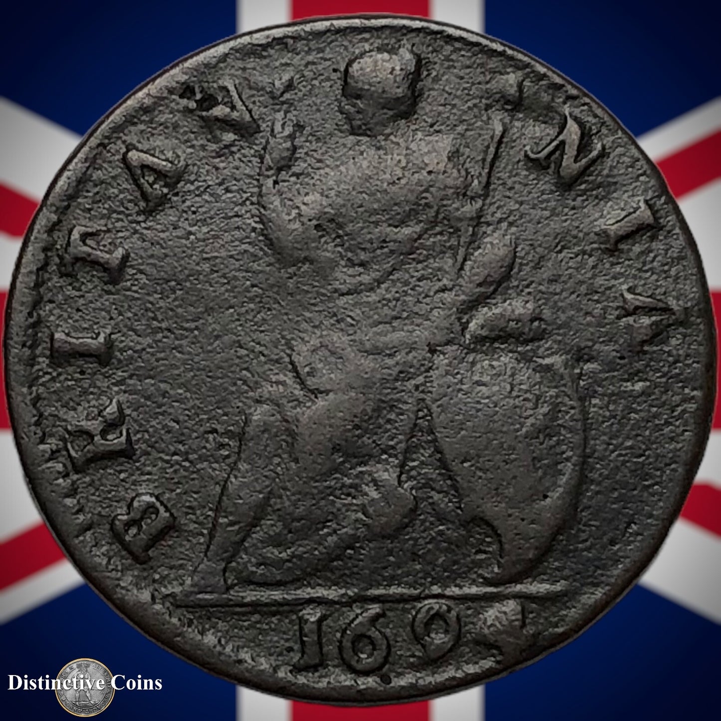 Great Britain 1694 Farthing 1/4d GB3154