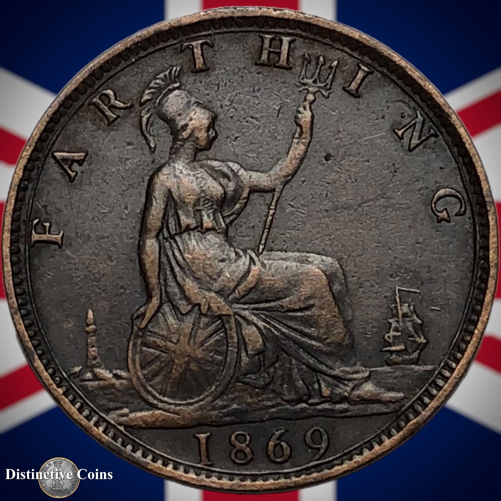 Great Britain 1869 Farthing 1/4d GB3642