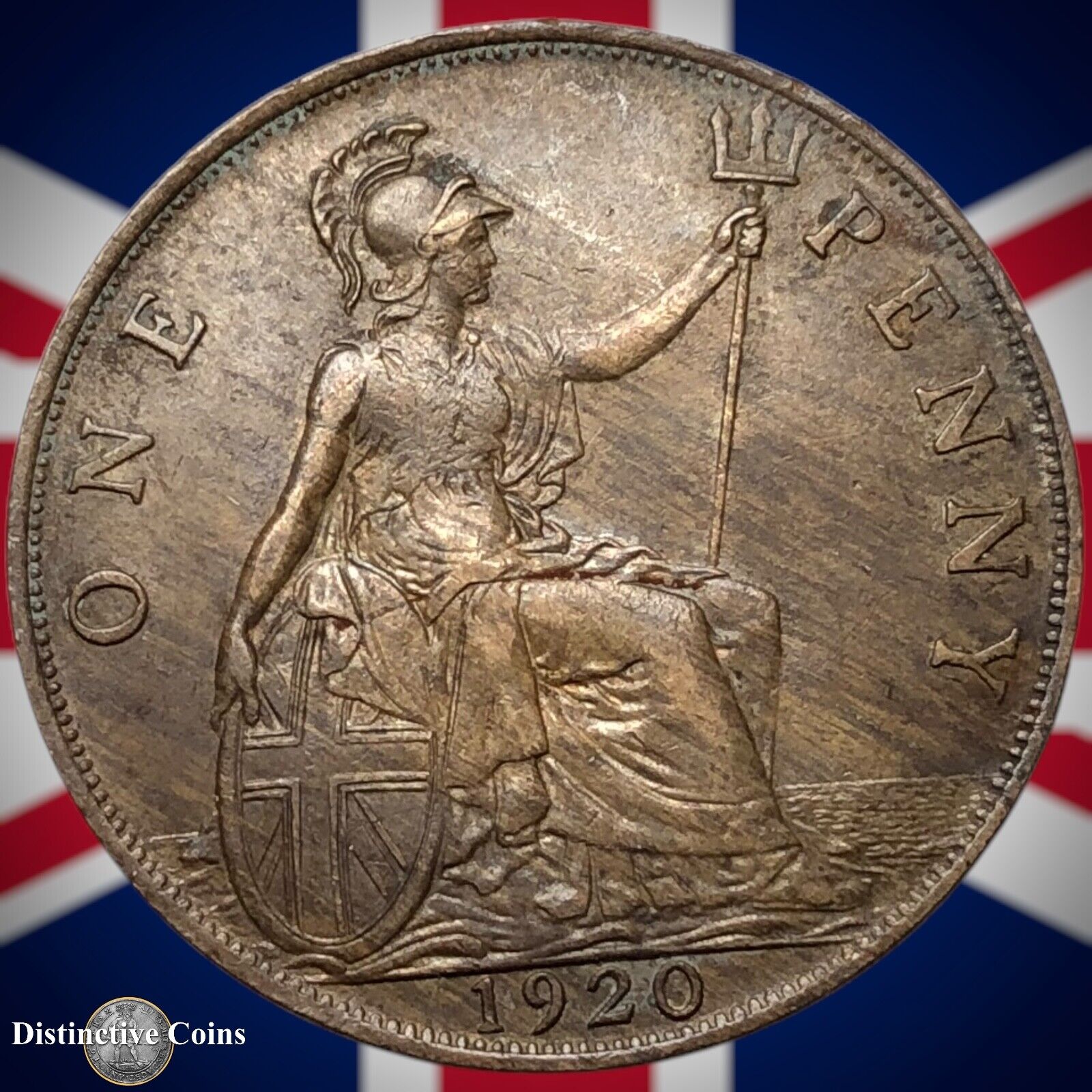 Great Britain 1920 Penny 1d GB6950