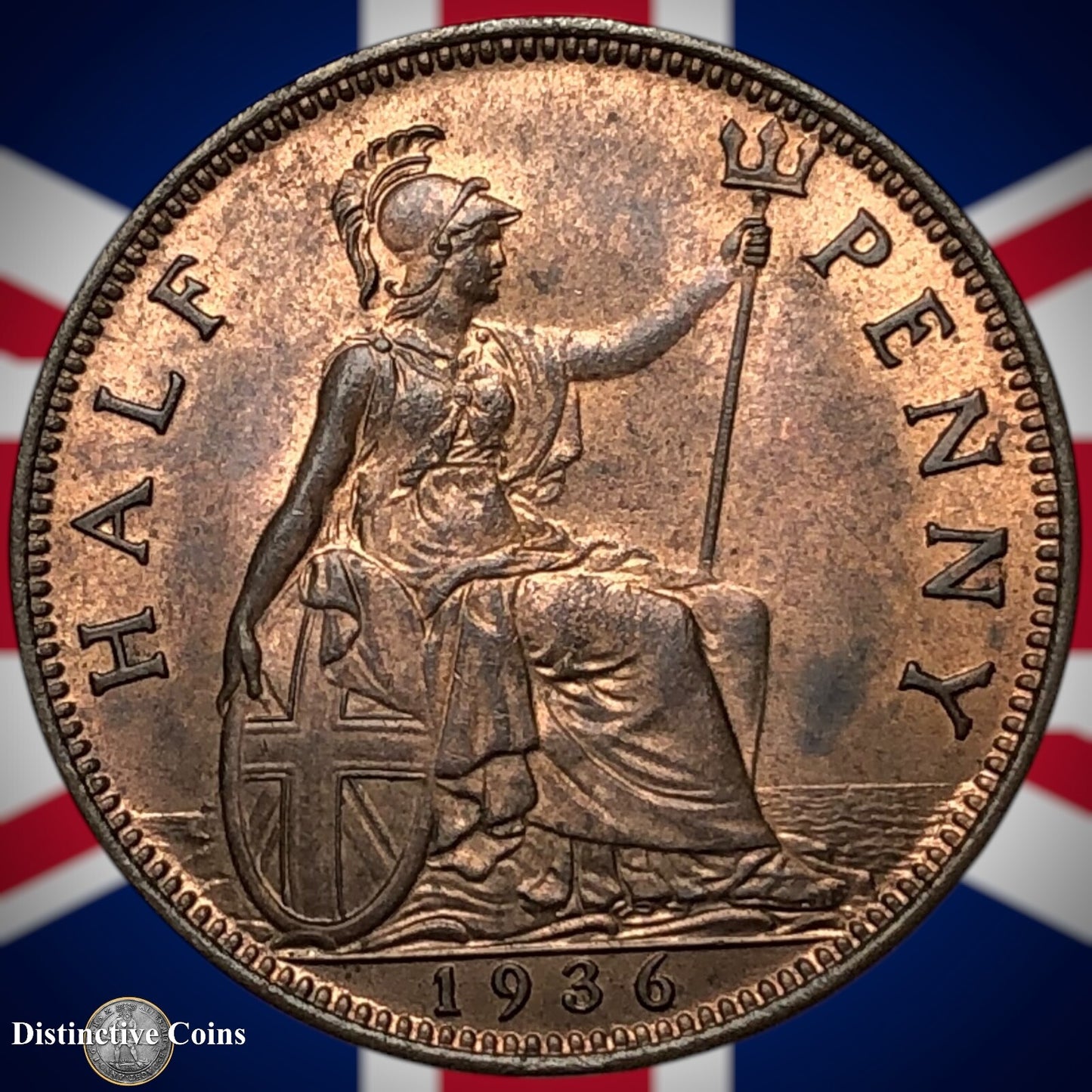 Great Britain 1936 Half Penny 1/2d GB5995