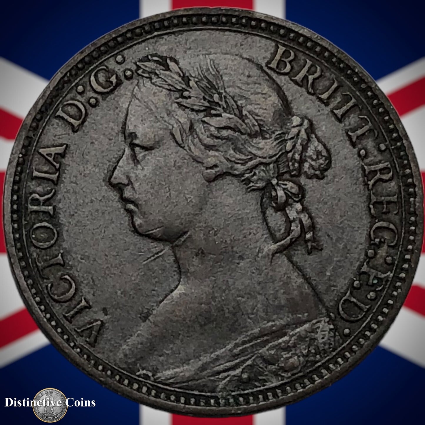 Great Britain 1875 H Farthing 1/4d GB3754