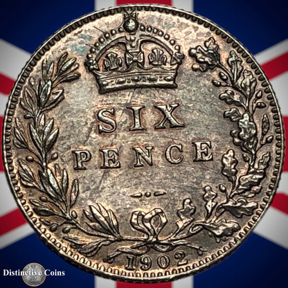 Great Britain 1902 Six Pence GB1507