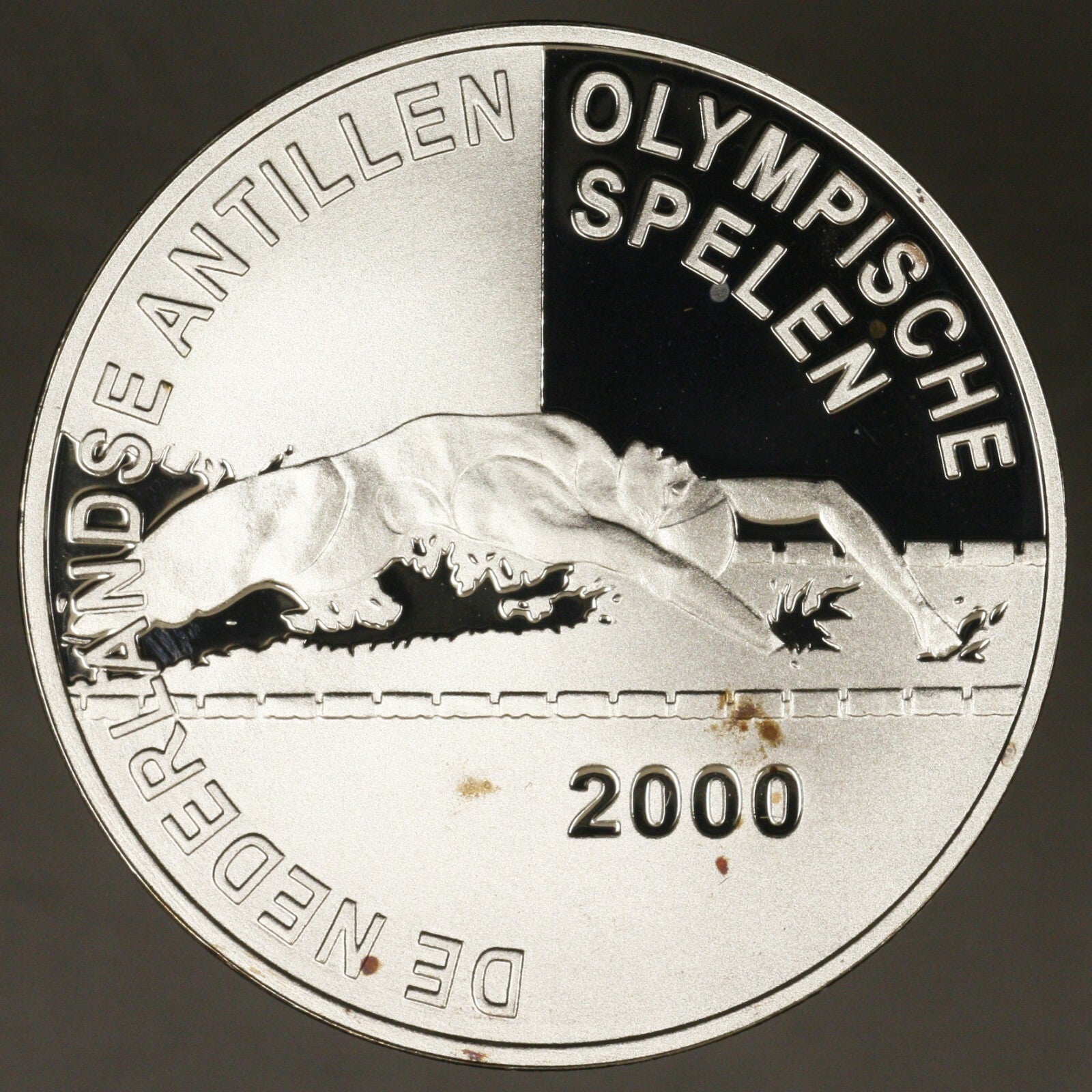 Netherlands Antilles 2000 25 Gulden Olympics Proof