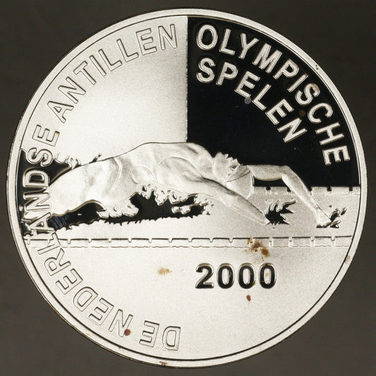 Netherlands Antilles 2000 25 Gulden Olympics Proof