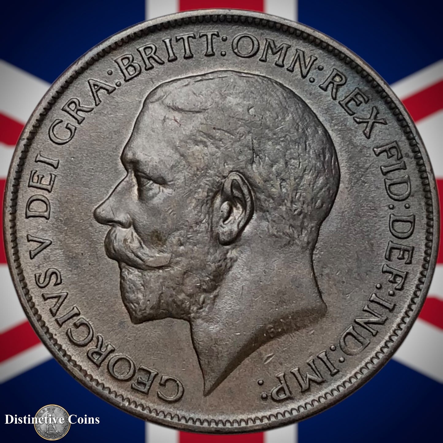 Great Britain 1911 Penny 1d GB6742