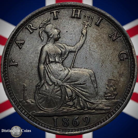 Great Britain 1869 Farthing 1/4d GB3652