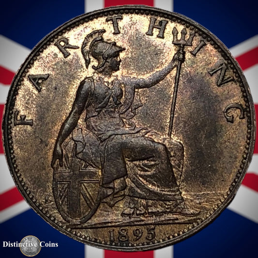 Great Britain 1895 Farthing 1/4d GB4419
