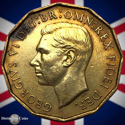 Great Britain 1951 Three Pence 3d GB7374