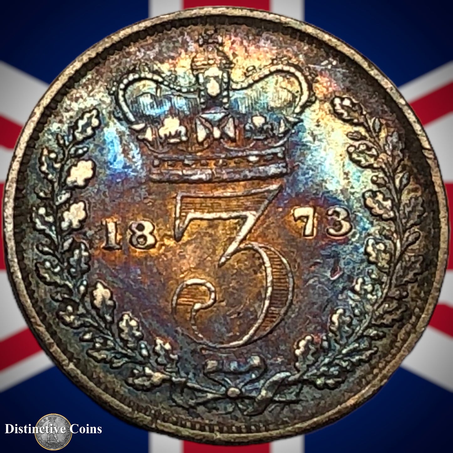 Great Britain 1873 Three Pence GB1860