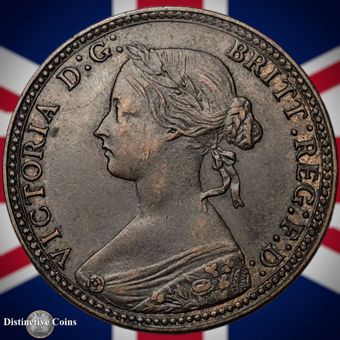 Great Britain 1860 Half Penny 1/2d GB5339