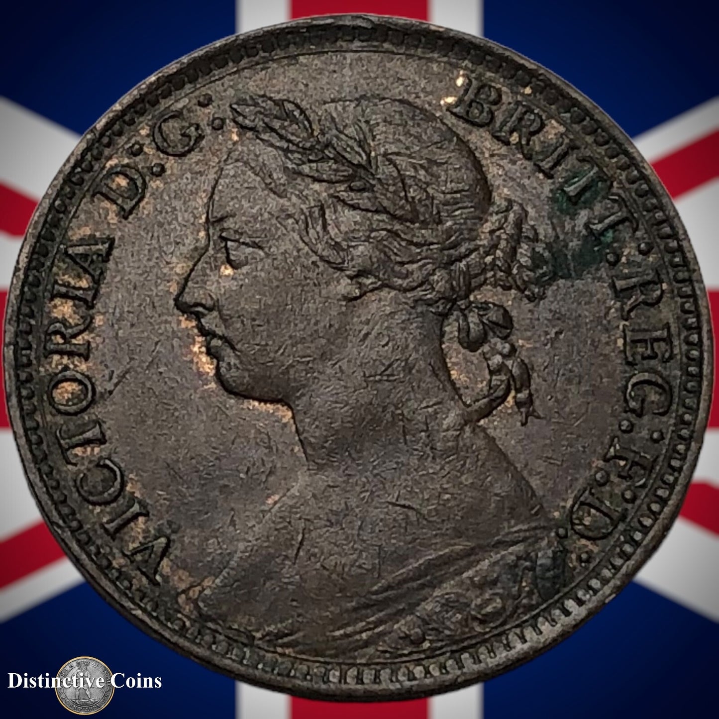 Great Britain 1893 Farthing 1/4d GB4342
