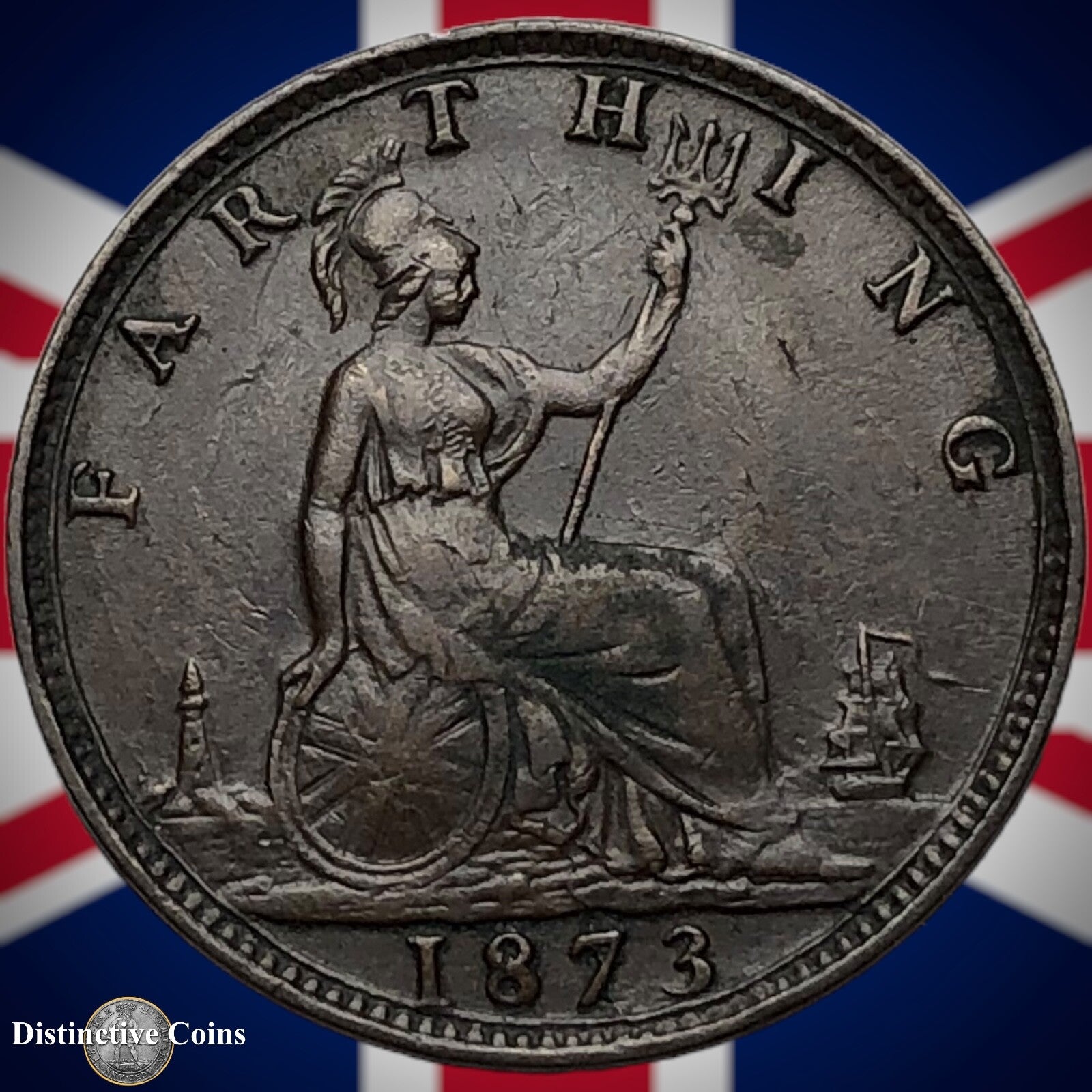 Great Britain 1873 Farthing 1/4d GB3696