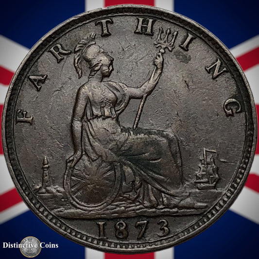 Great Britain 1873 Farthing 1/4d GB3696
