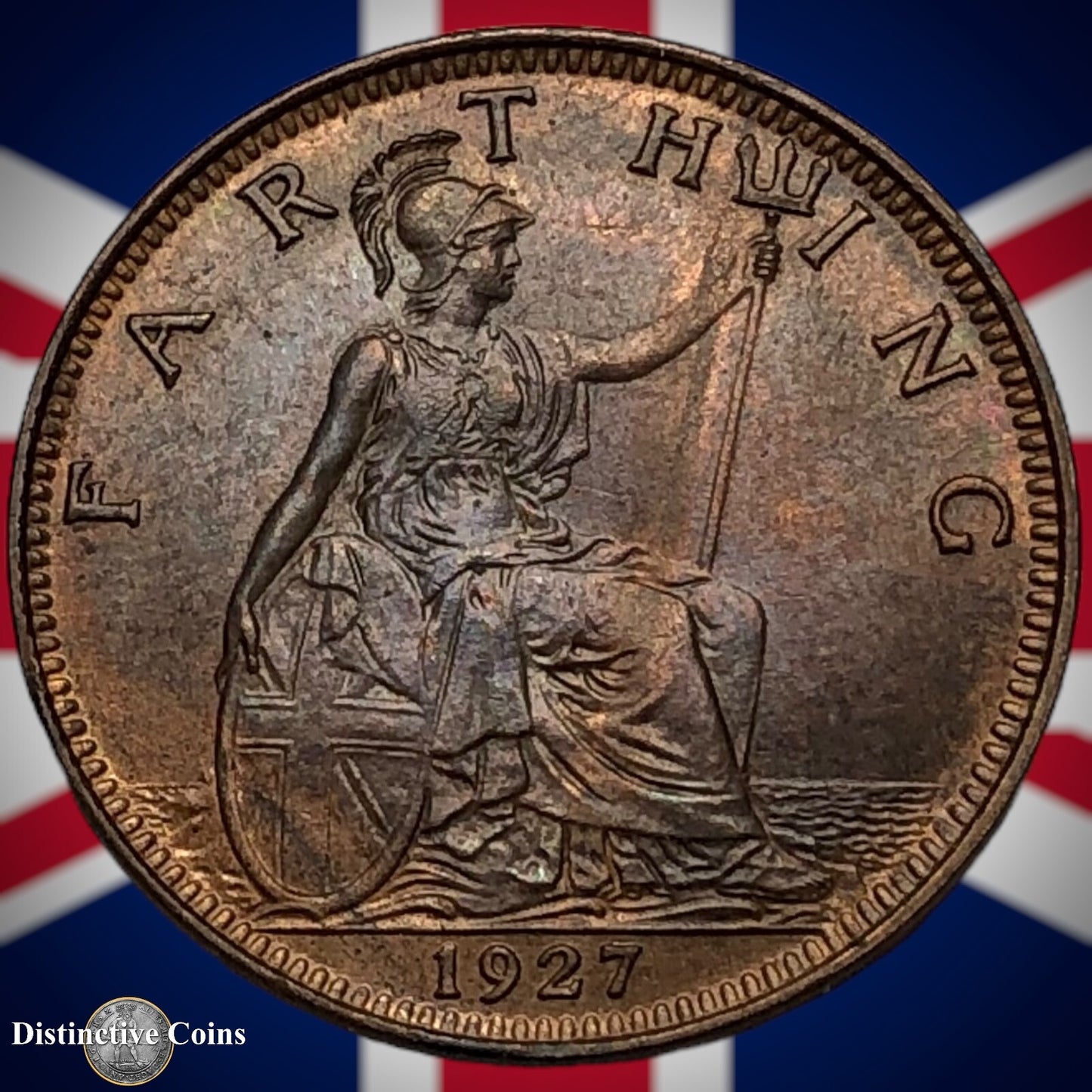 Great Britain 1927 Farthing 1/4d GB4854
