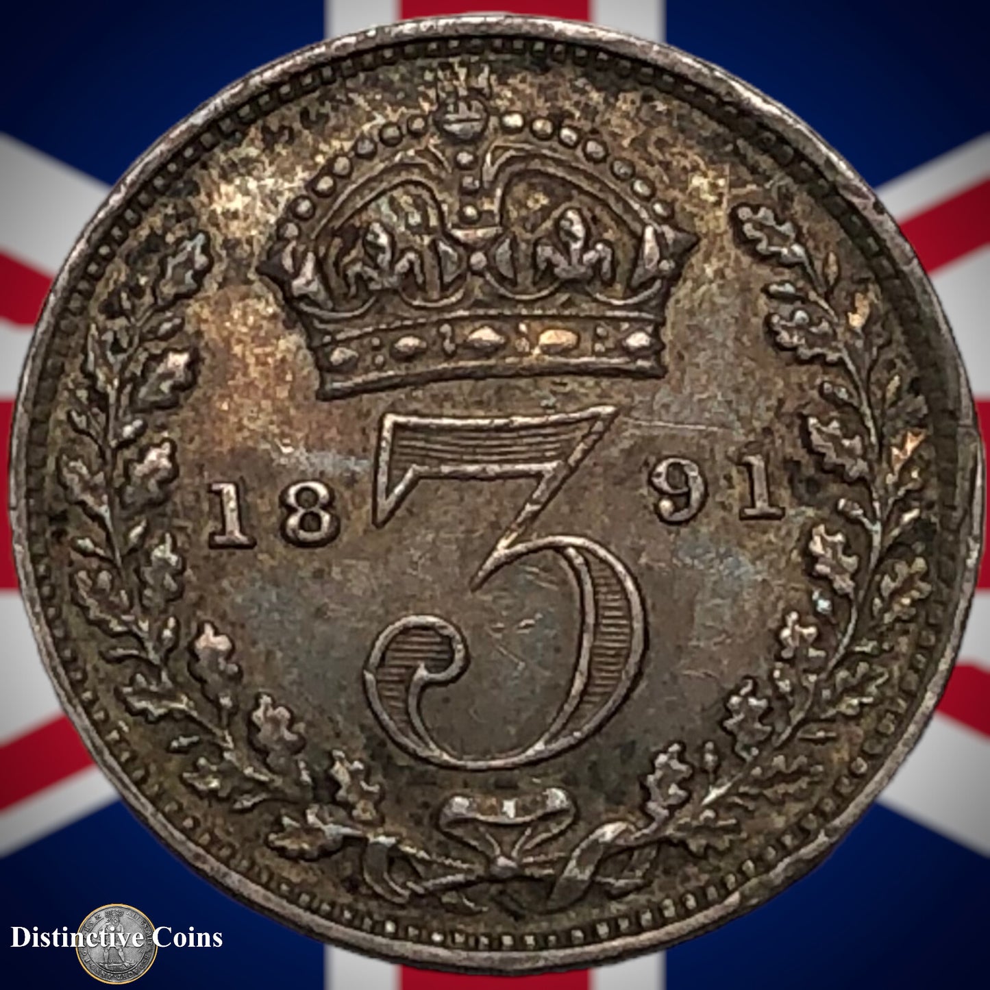 Great Britain 1891 Three Pence GB1996