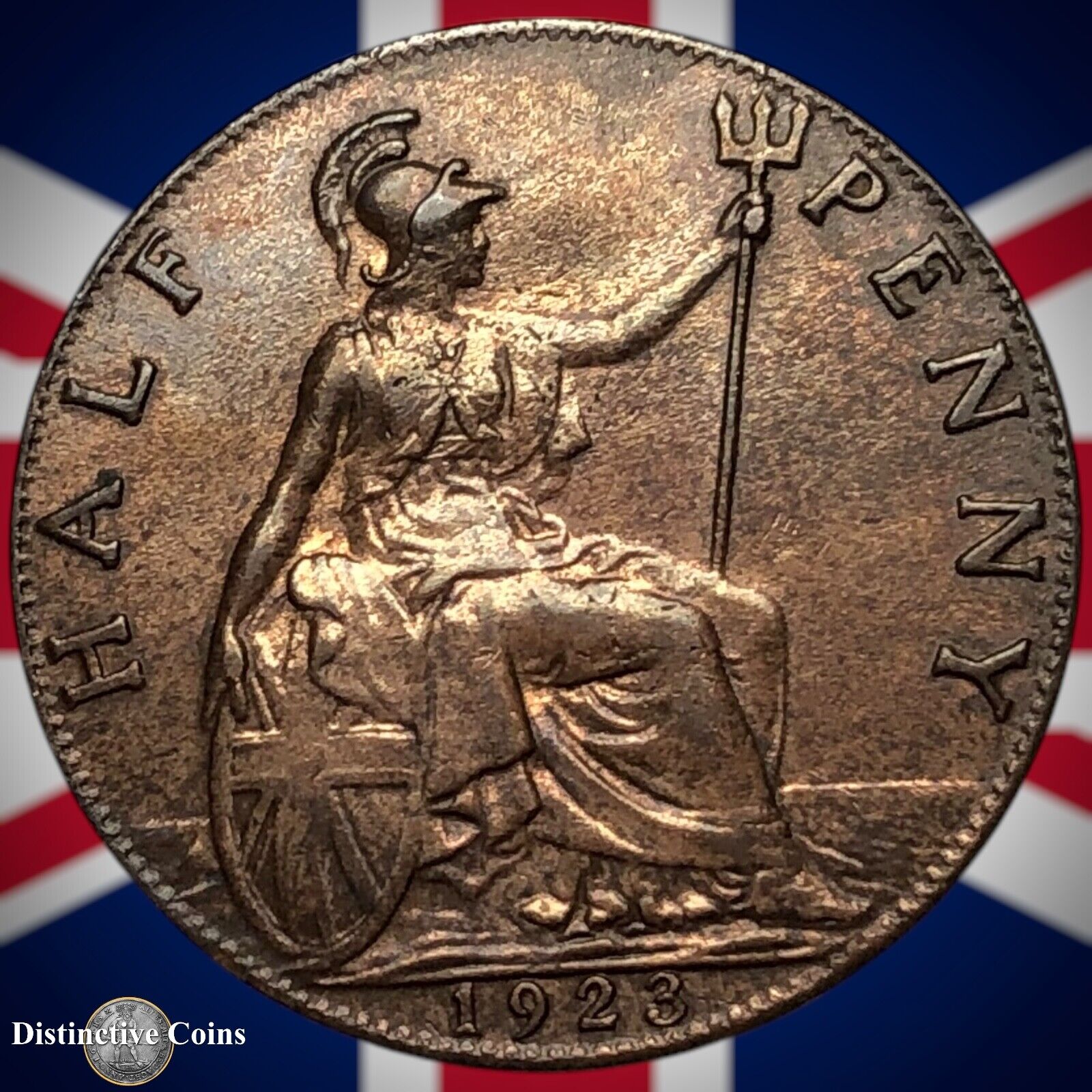 Great Britain 1923 Half Penny 1/2d GB5902