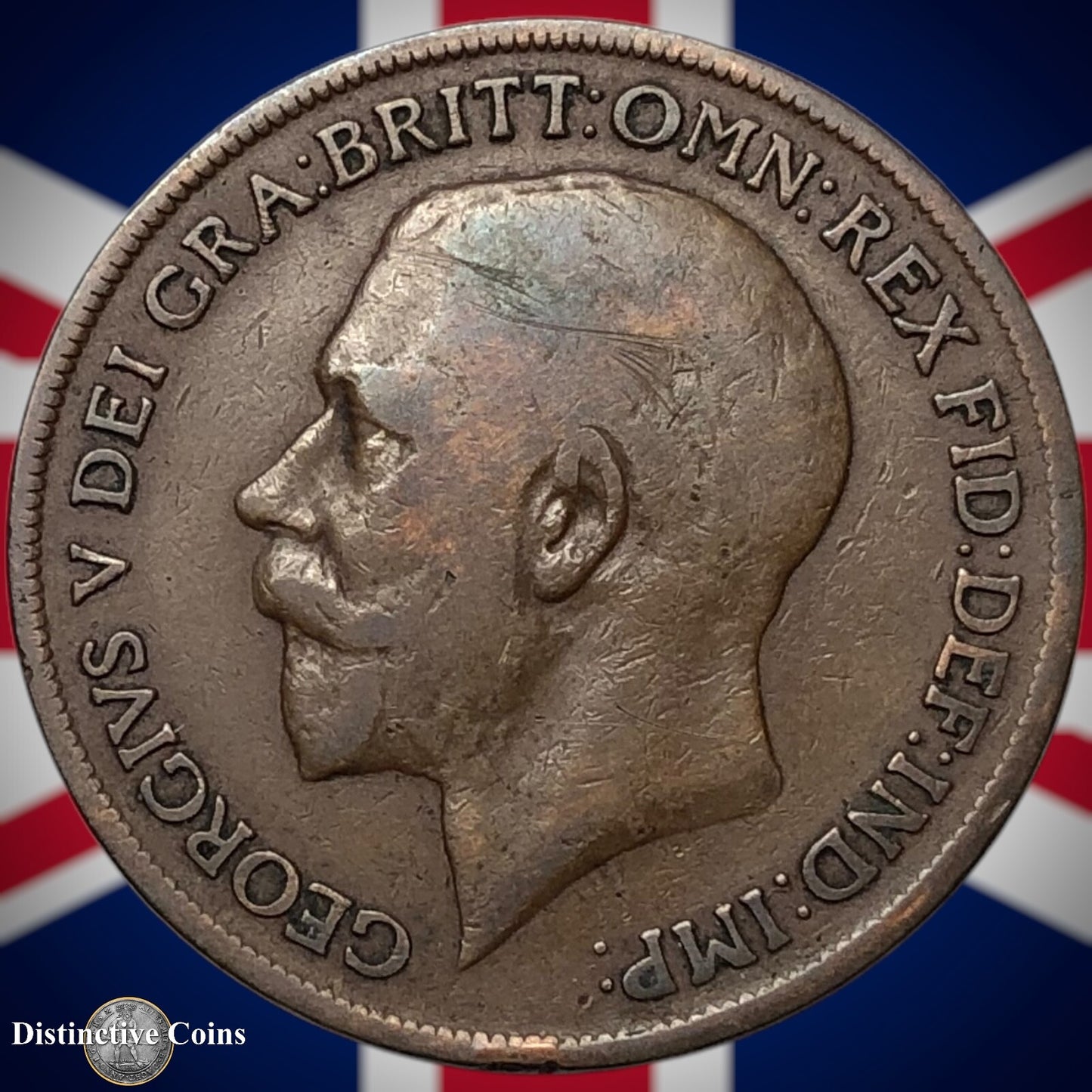 Great Britain 1919 KN Penny 1d GB6940