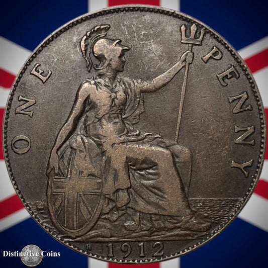Great Britain 1912 H Penny 1d GB6788