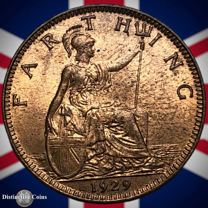 Great Britain 1929 Farthing 1/4d GB4886