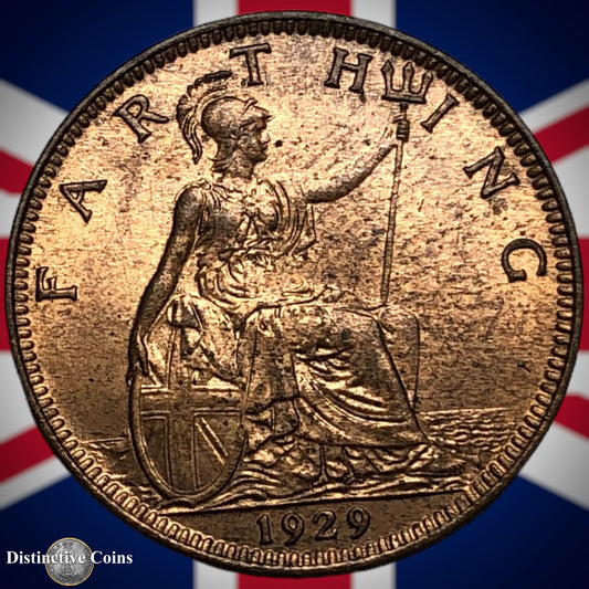 Great Britain 1929 Farthing 1/4d GB4886