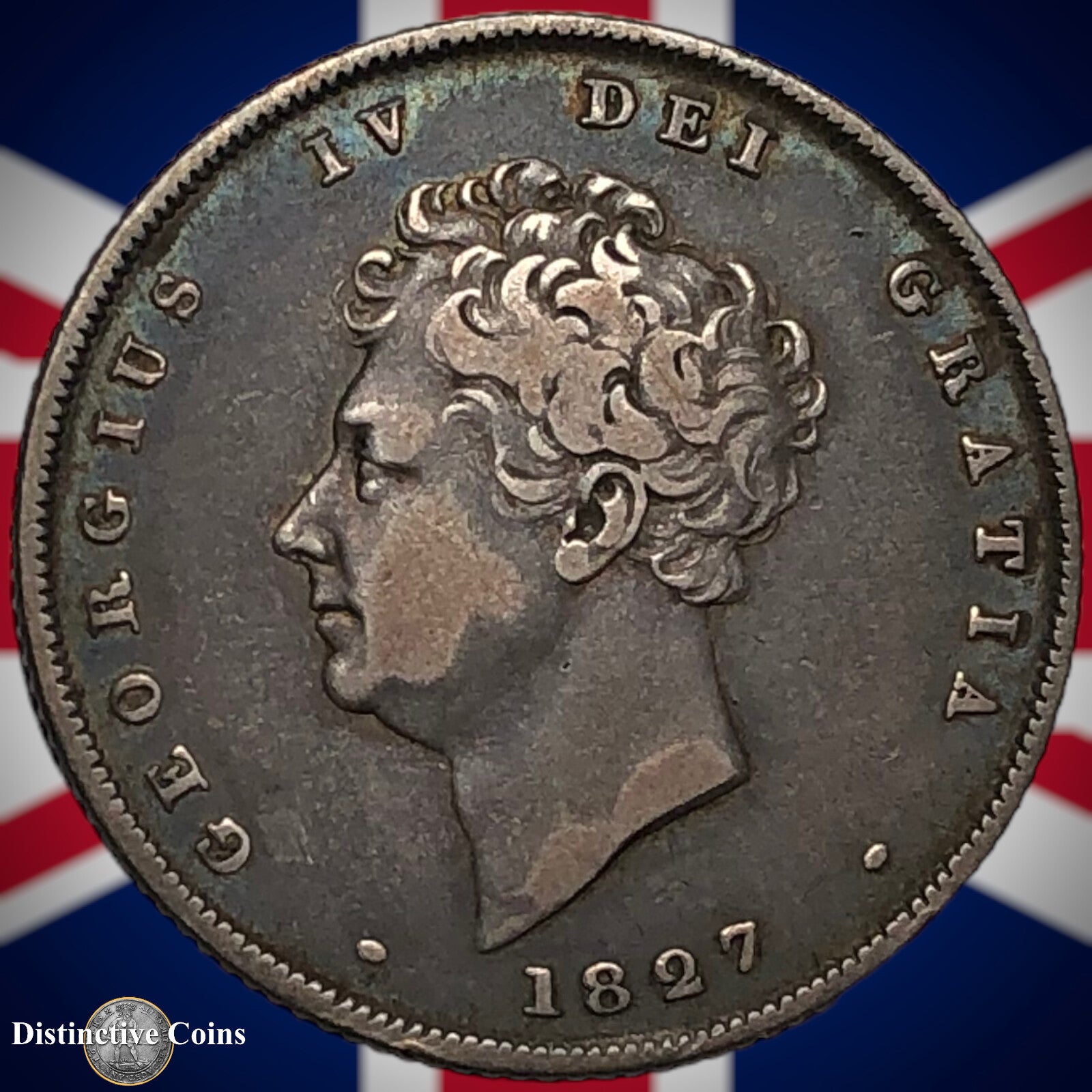 Great Britain 1827 British One Shilling GB0105