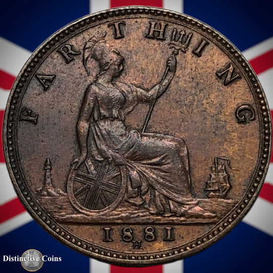 Great Britain 1881 H Farthing 1/4d GB3929