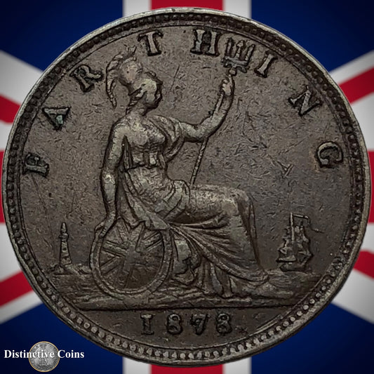 Great Britain 1878 Farthing 1/4d GB3790