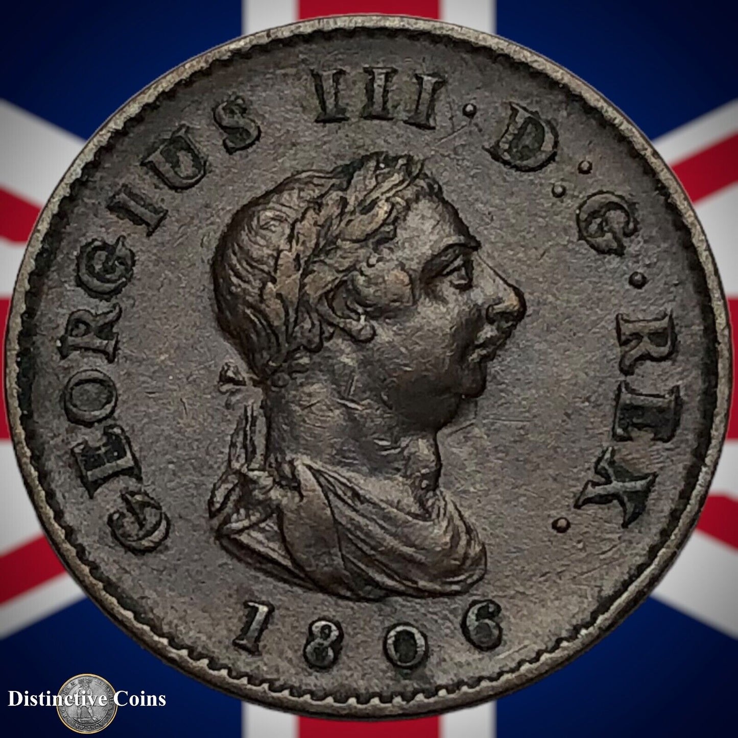 Great Britain 1806 Farthing 1/4d GB3204