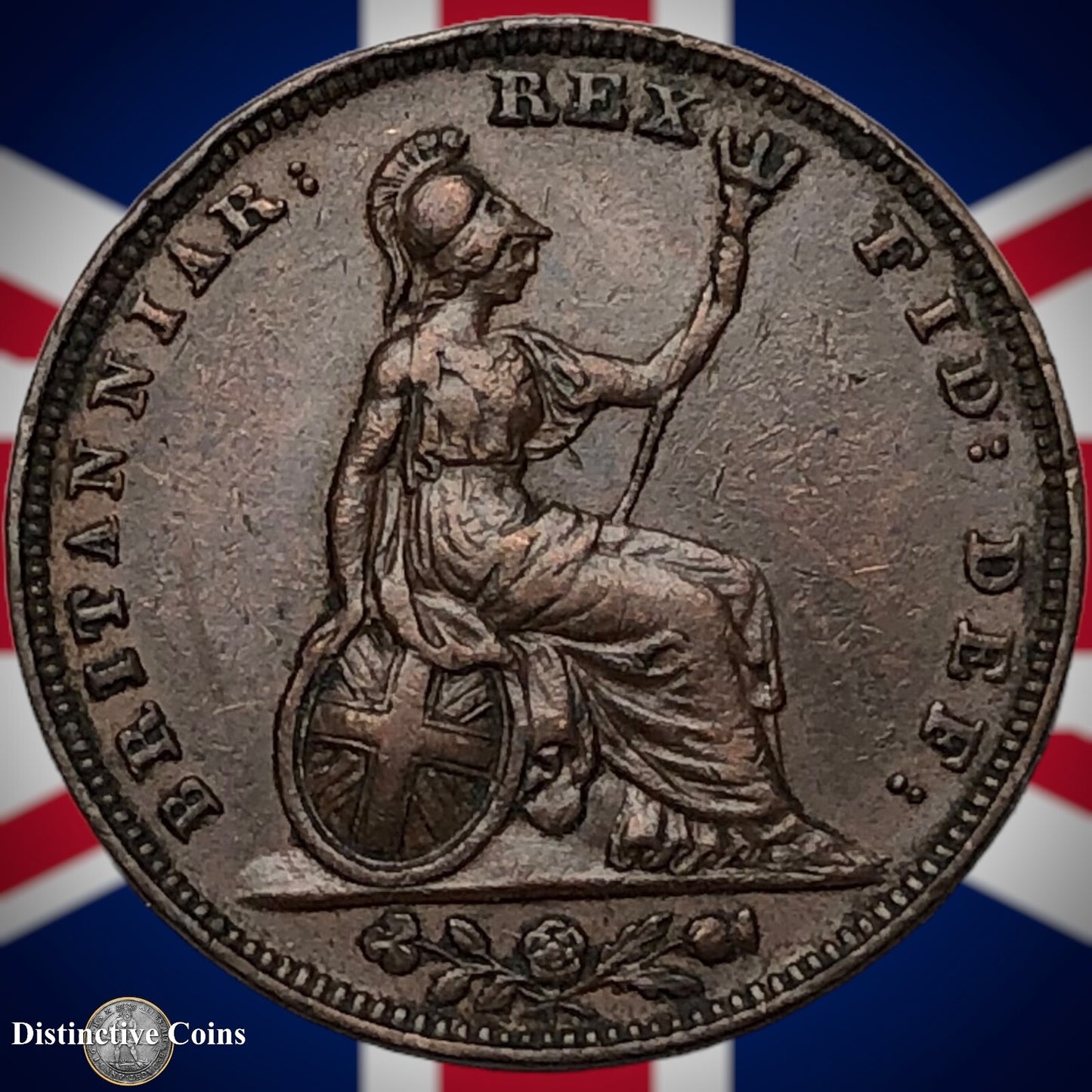 Great Britain 1828 Farthing 1/4d GB3334