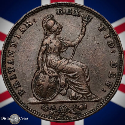 Great Britain 1828 Farthing 1/4d GB3334