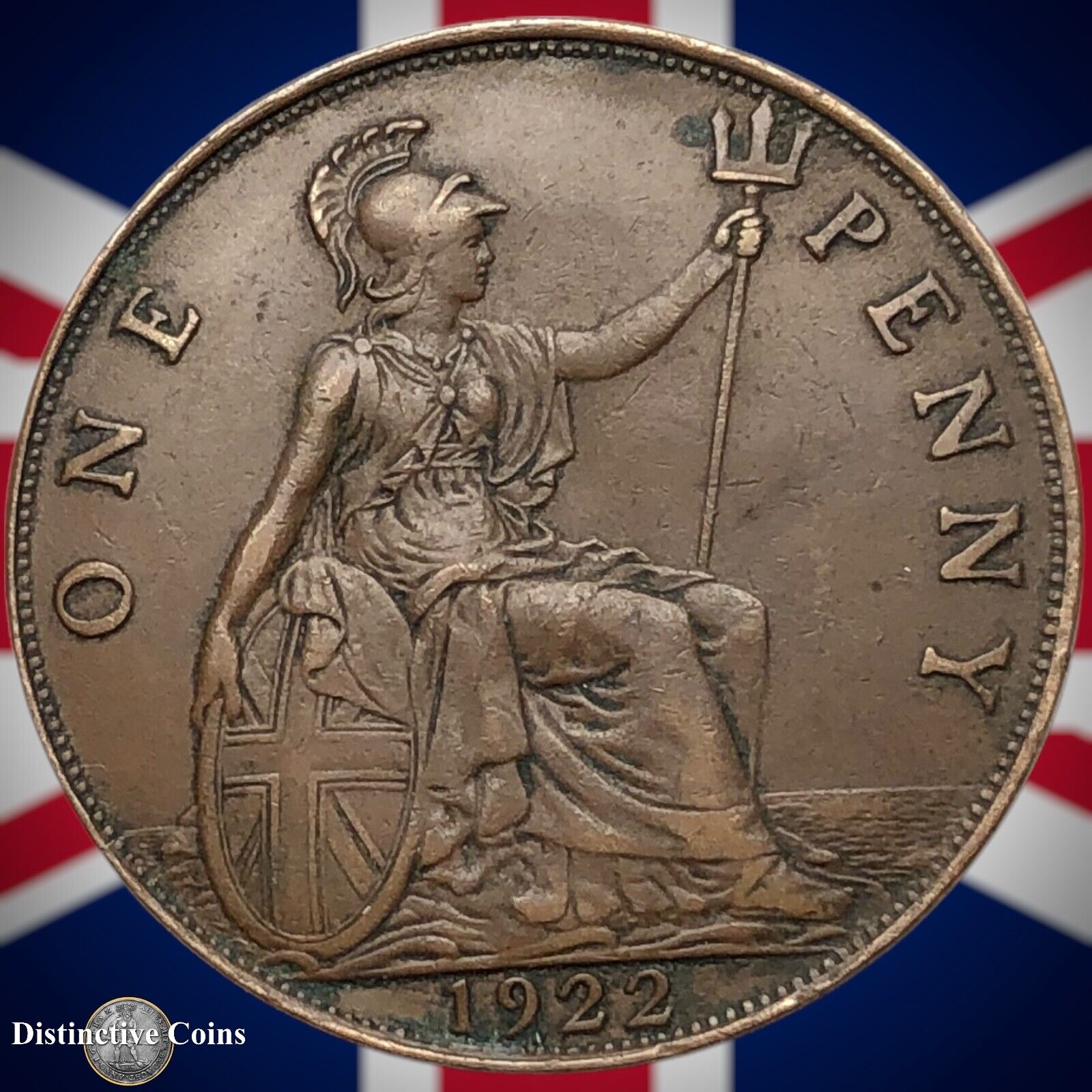Great Britain 1922 Penny 1d GB7002