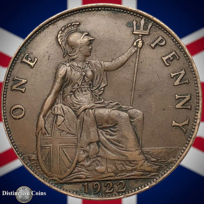 Great Britain 1922 Penny 1d GB7002
