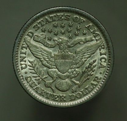 1898 P Barber Quarter 25 Cents United States U005