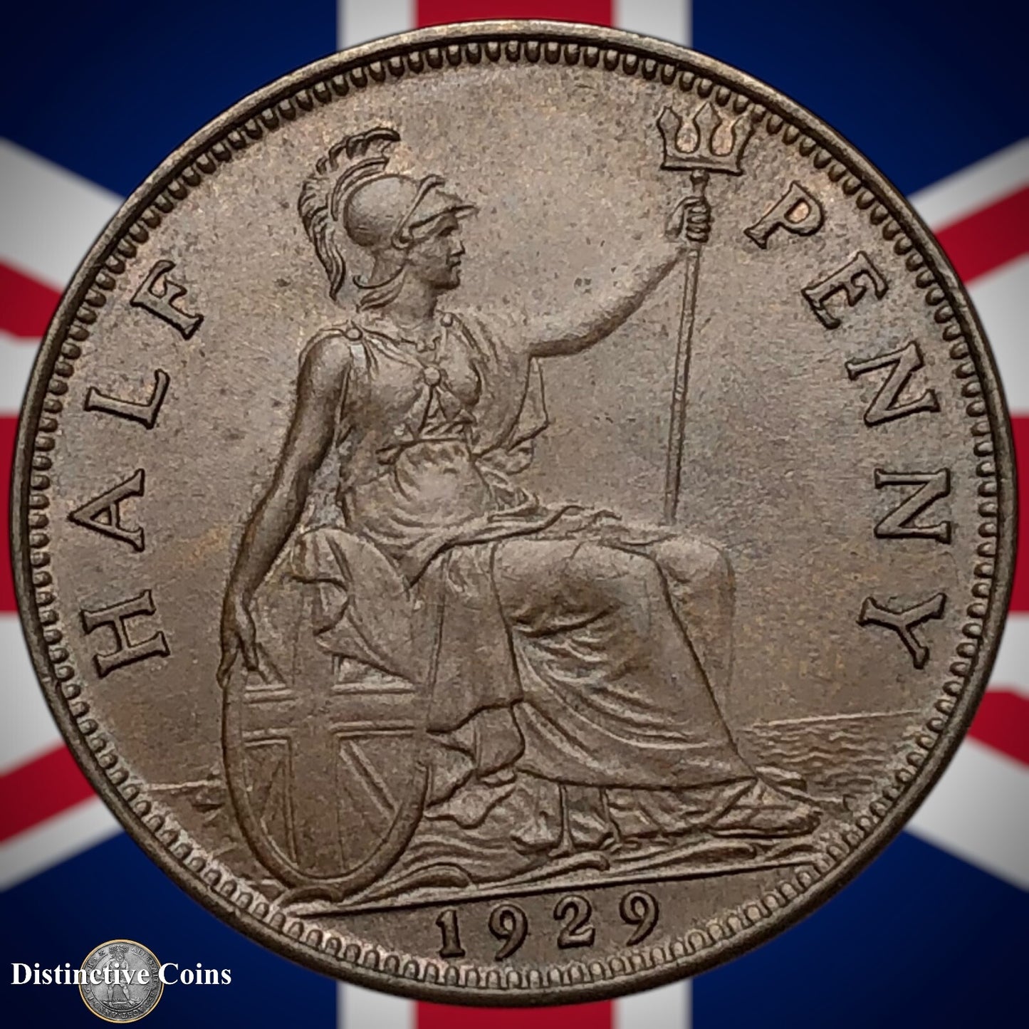 Great Britain 1929 Half Penny 1/2d GB5952