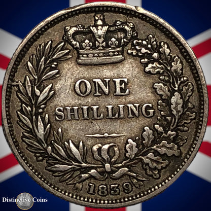 Great Britain 1839 British One Shilling GB0165