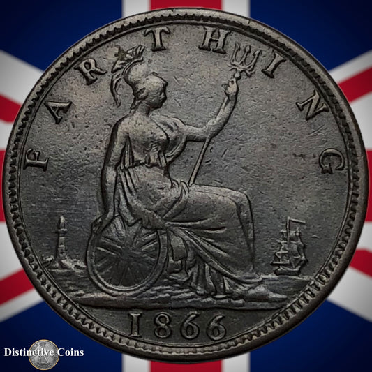 Great Britain 1866 Farthing 1/4d GB3584