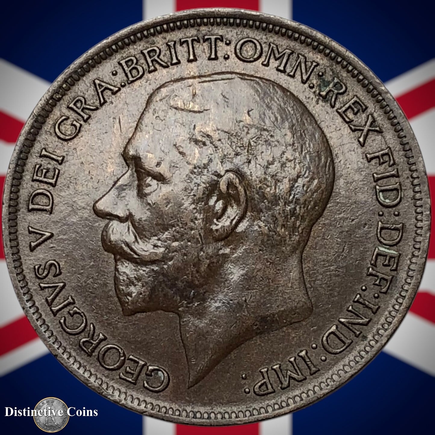 Great Britain 1916 Penny 1d GB6831